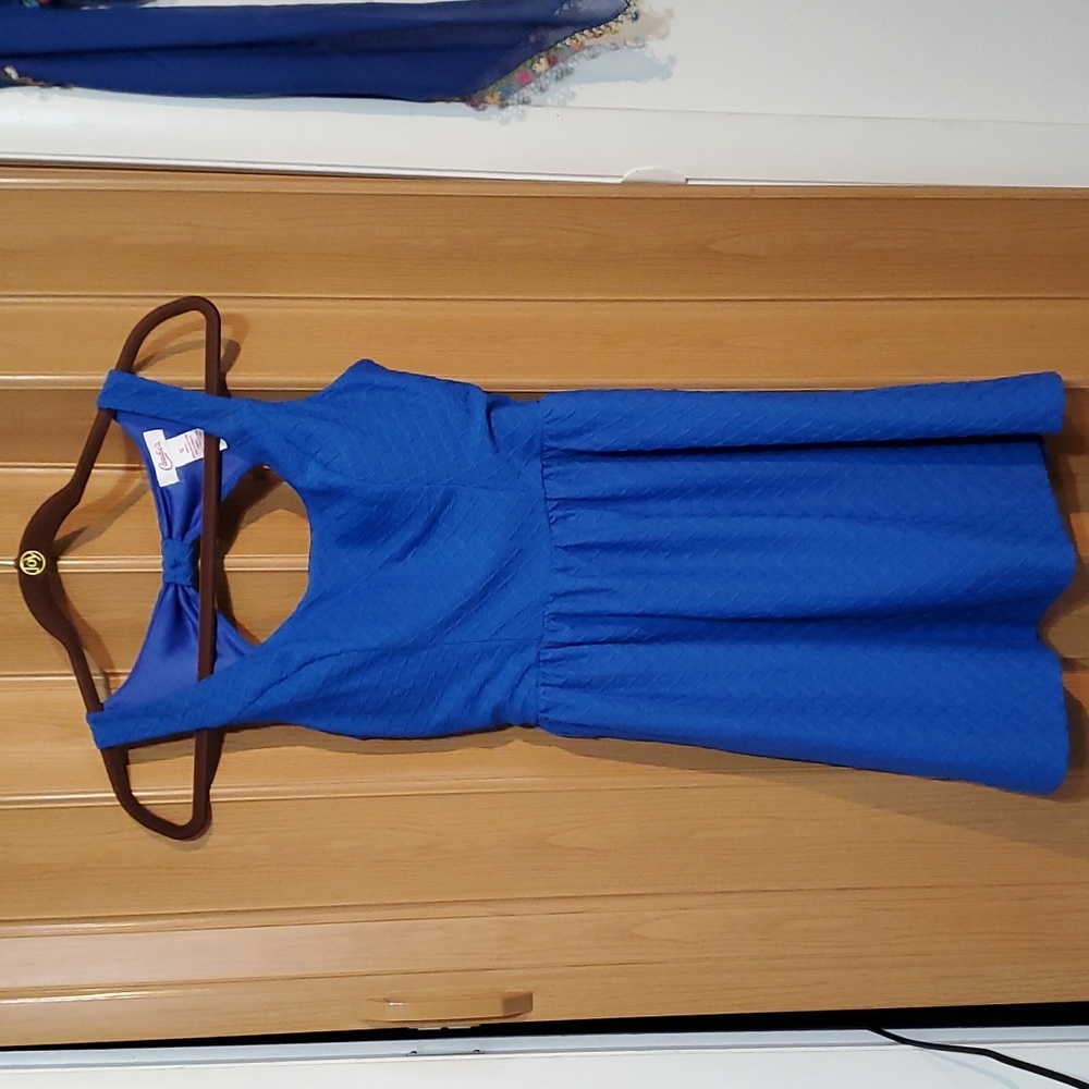 Small candies dress royal blue